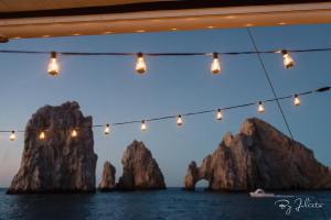 rock formations over the sea at Cabo San Lucas
