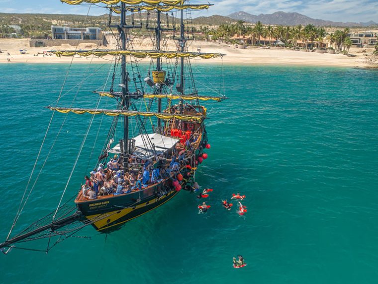 a small boat in a body of water